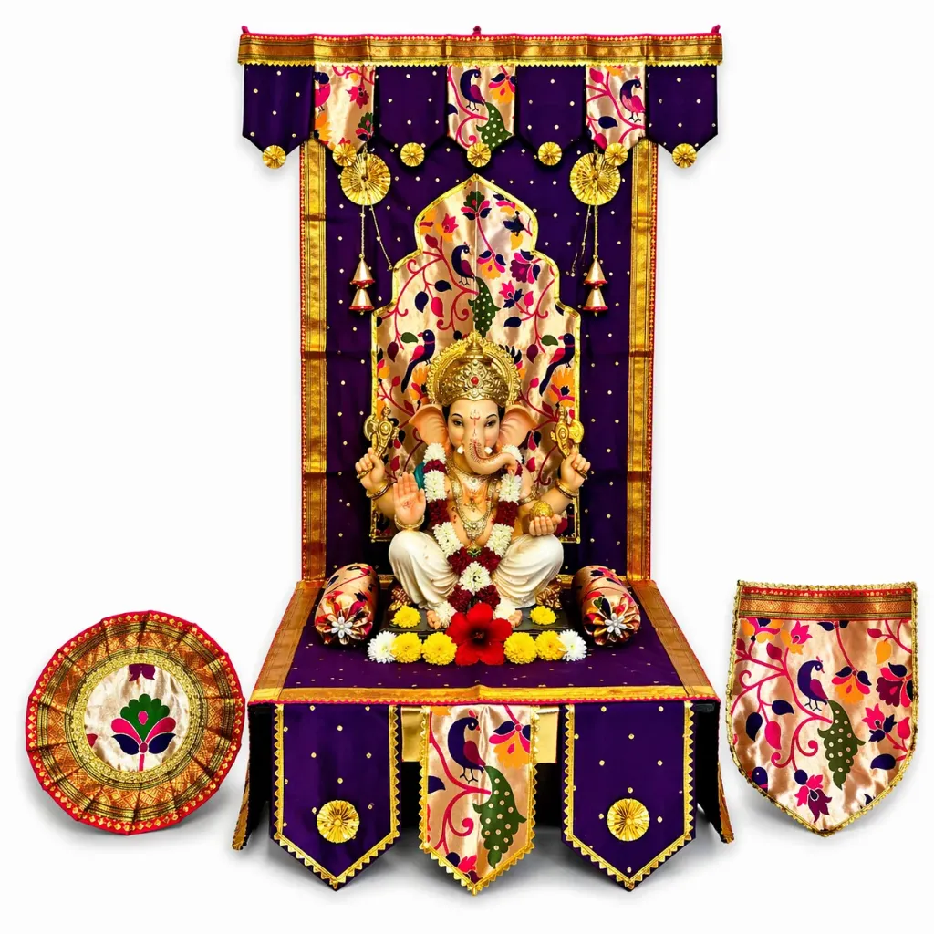 Deuli Paithani Decoration  (Purple)