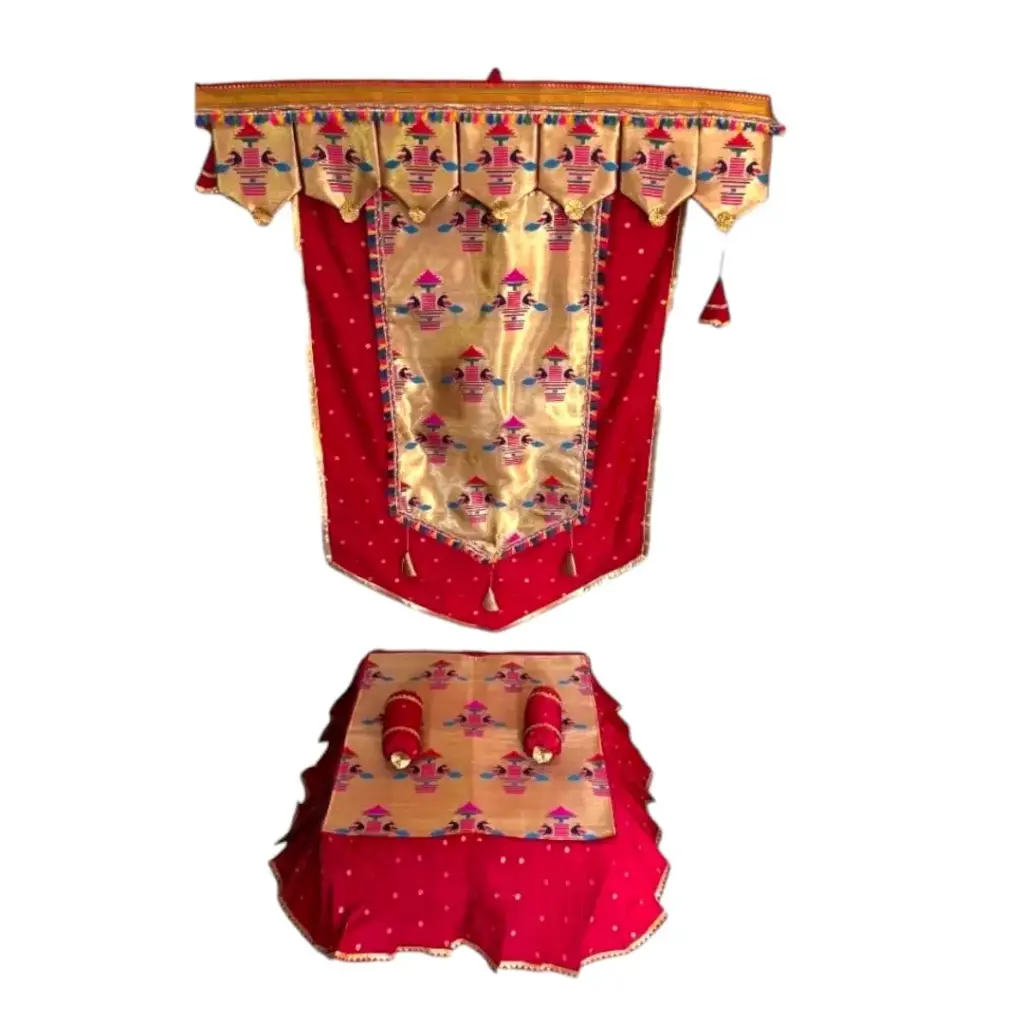 Premium Paithani Decoration  (Red)