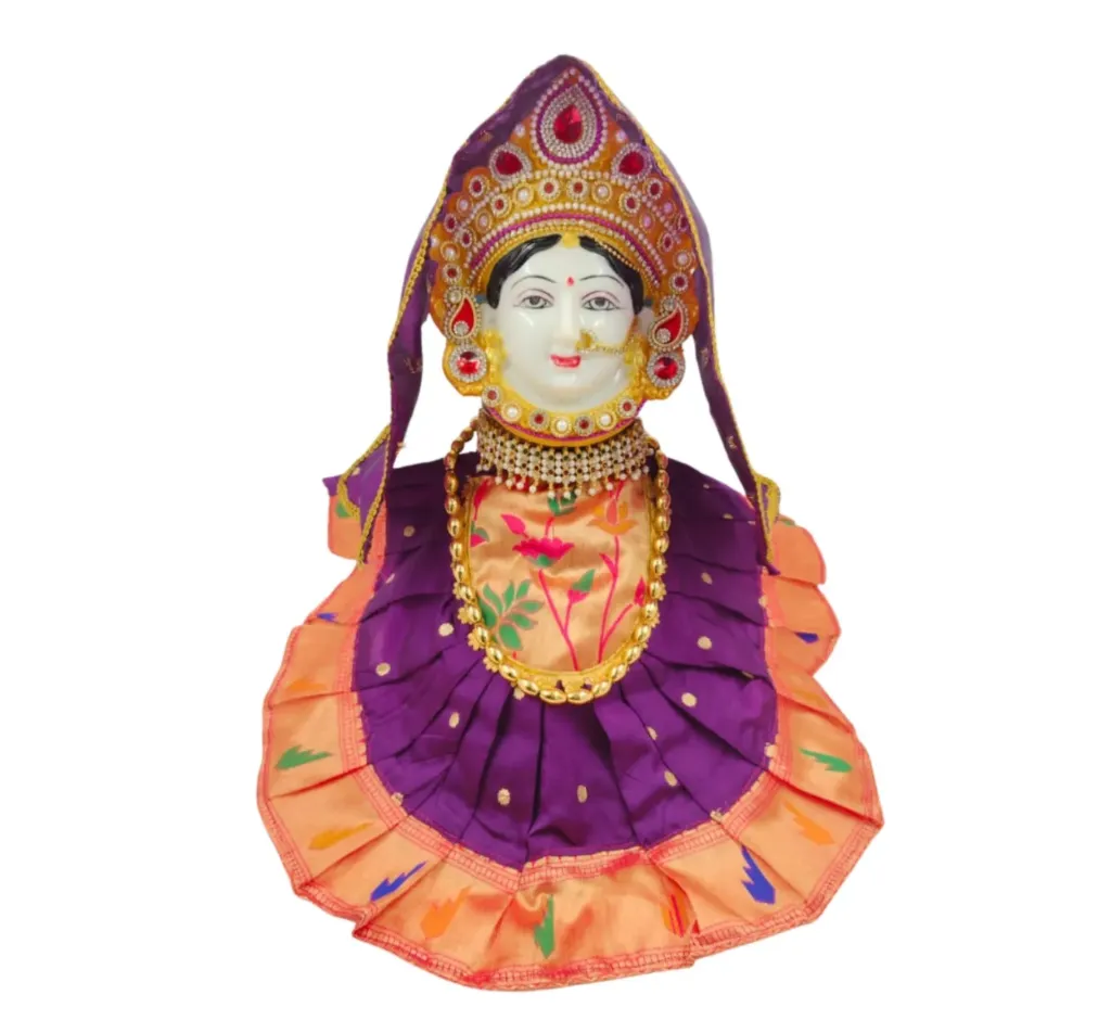 Paithani Laxmi Vastra  (Purple)