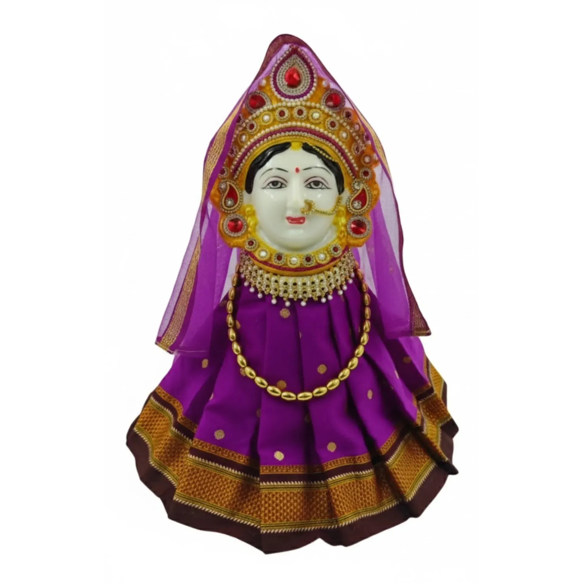 Khan Laxmi Vastra  (Purple)