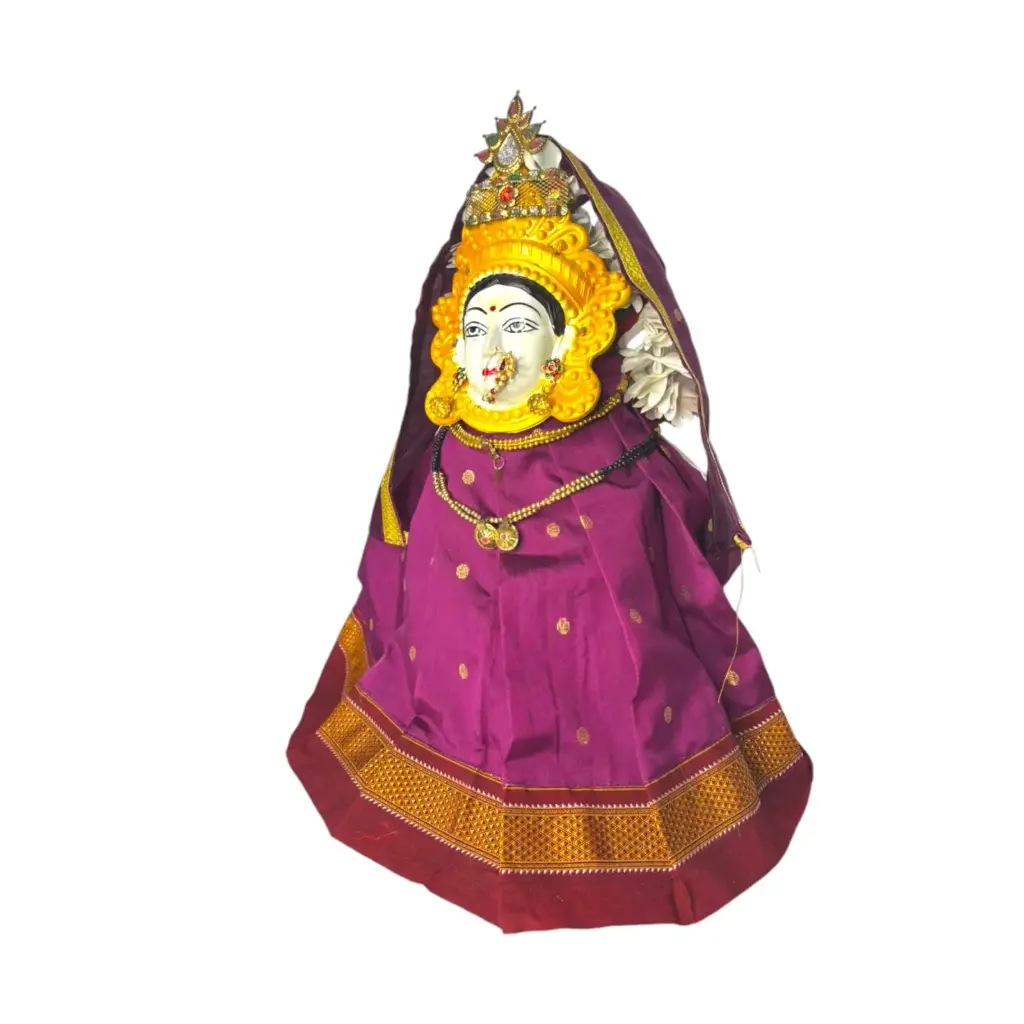 Khan Laxmi Vastra  (Purple)