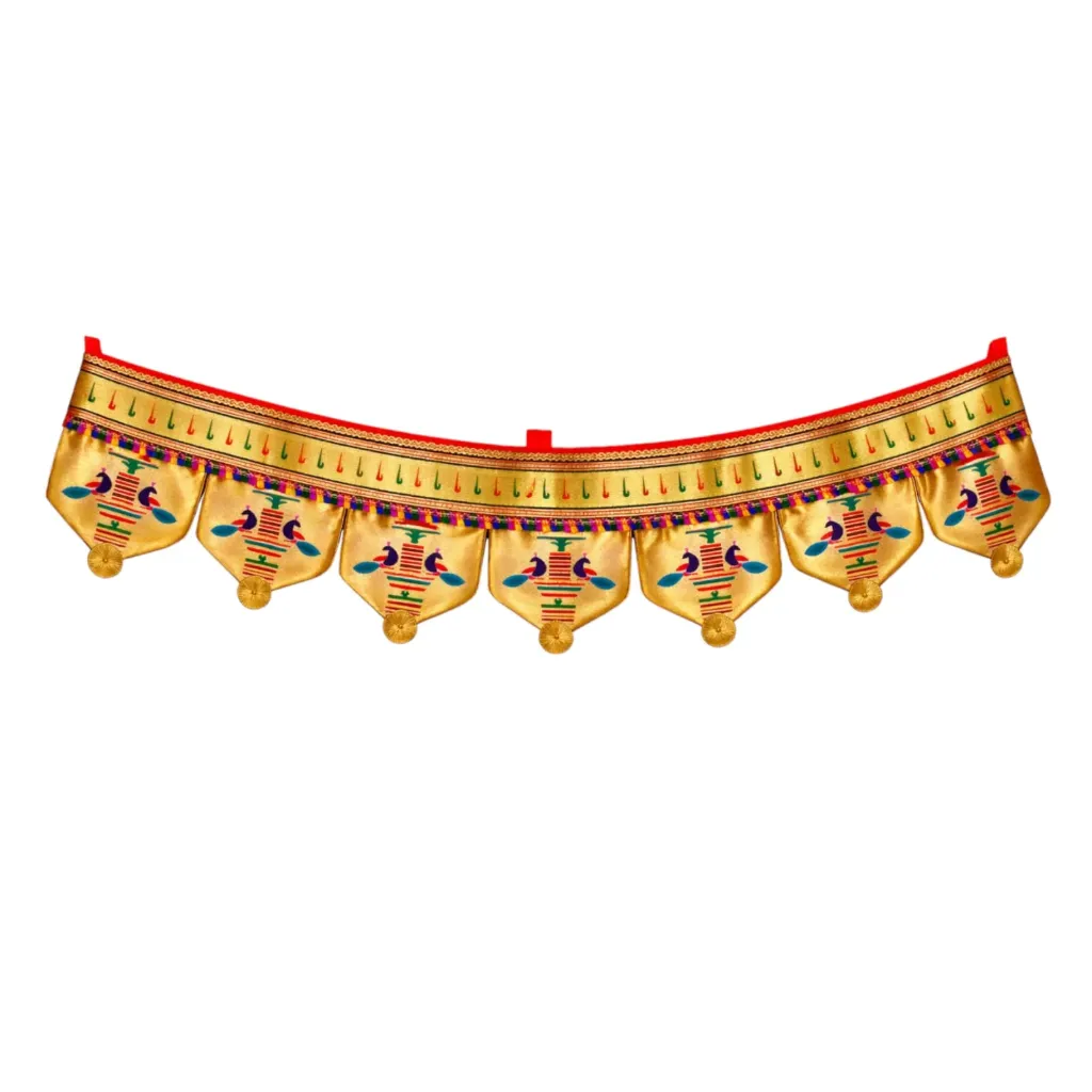 Premium Paithani Toran for Door Festive Home Decor
