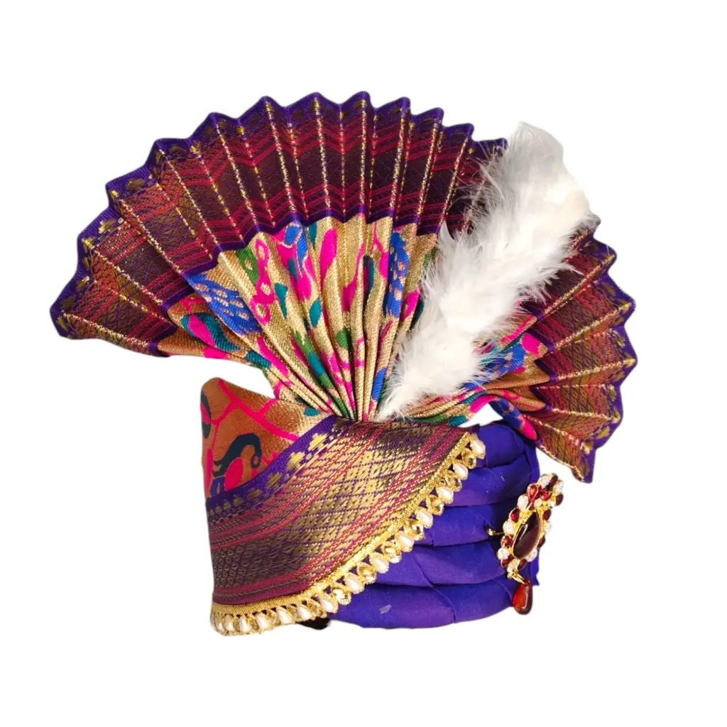 Ganpati Feta 3 Ft  (Blue)