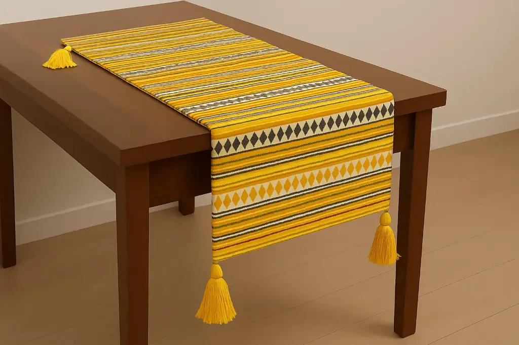 Table Runner  (Yellow, 4 Seater)