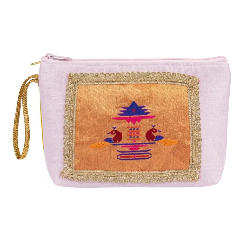 Paithani Design Pouch