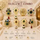 Premium Saree Pins Combo Set of 8