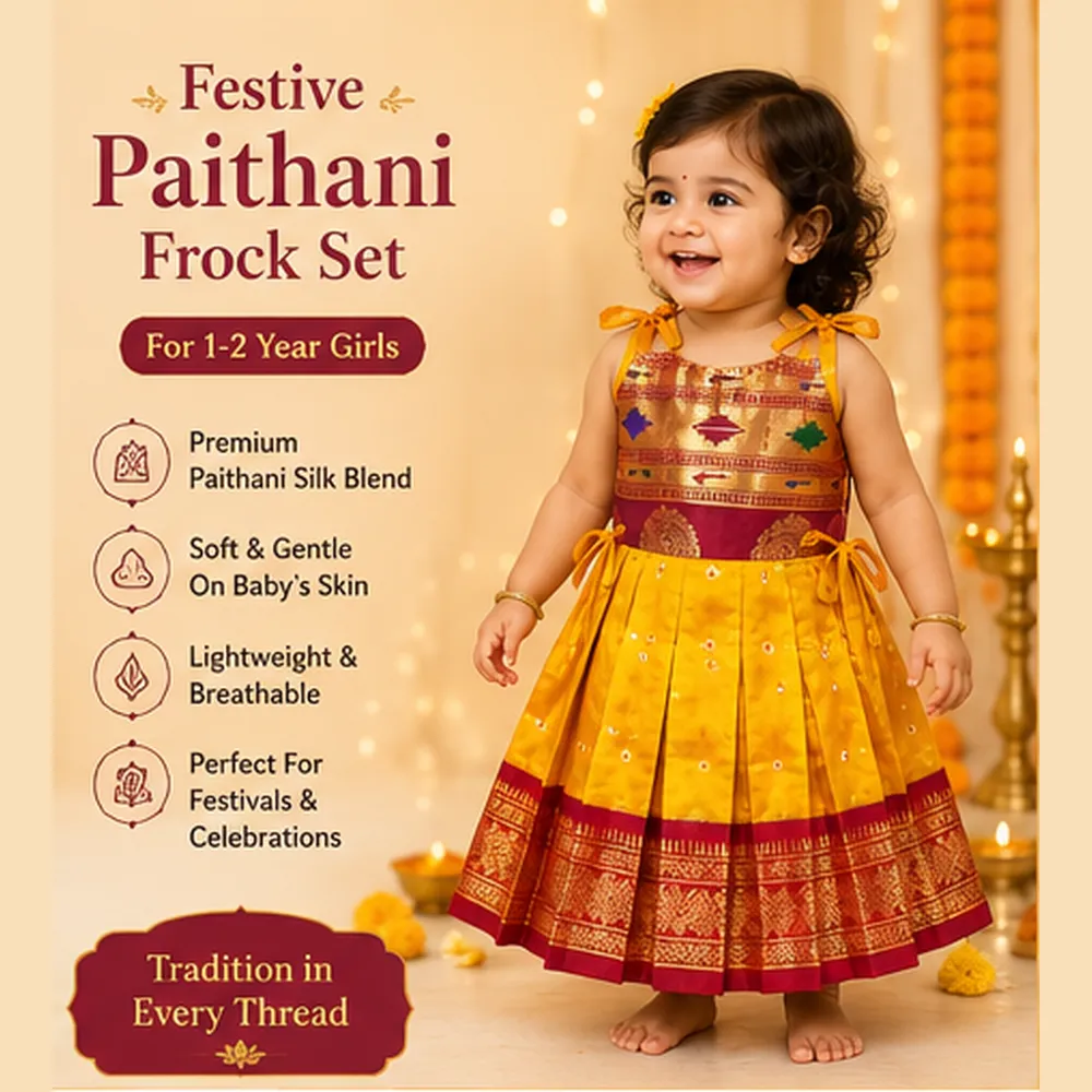 Girls Premium Dress for 1–2 Years – 9 Beautiful Variants