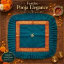 Traditional Chaurang Asan with Swastik & Red-Gold Border
