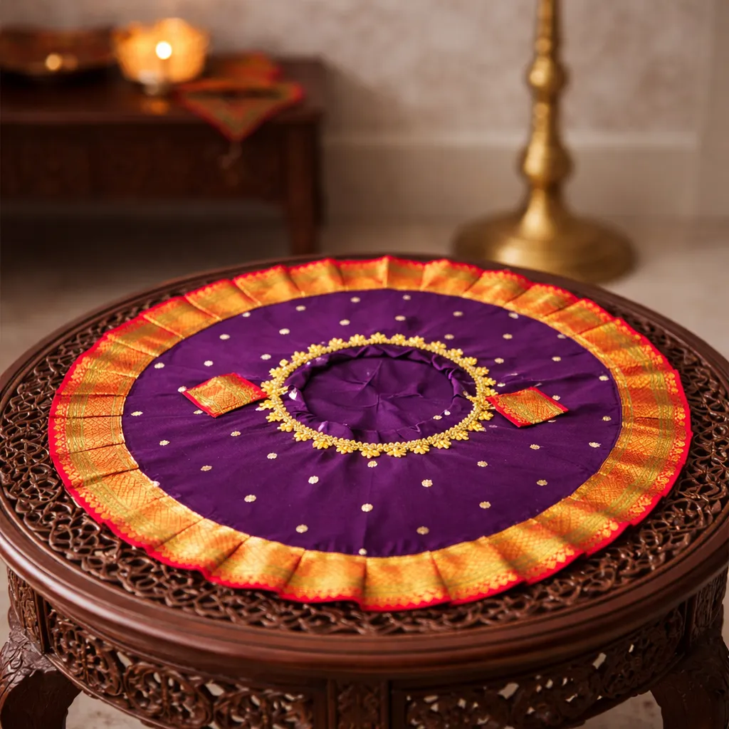 Paithani Oti Batwa (Purple)